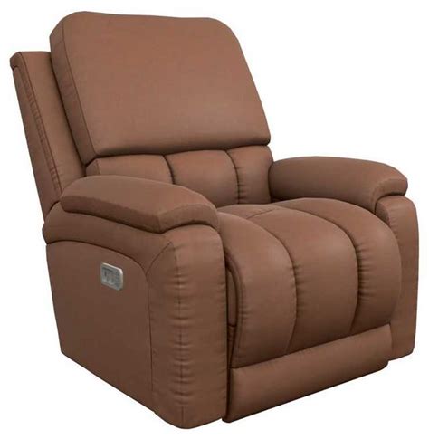 La Z Boy® Greyson Caramel Power Wall Recliner With Headrest And Lumbar Johnsons Furniture