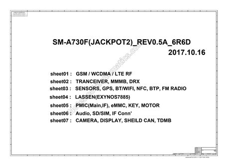 Samsung Galaxy A8+ 2018 Schematic – Samsung SM-A730F/DS Schematic ...