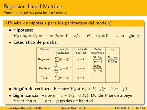 Regresión lineal en spss para ciencias agrarias y forestales PPT