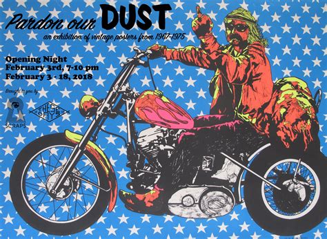 PARDON OUR DUST! An Exhibition of Vintage Posters 1967-1975 – THESE DAYS