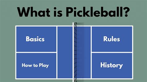 What Is Pickleball Basics Rules History YouTube