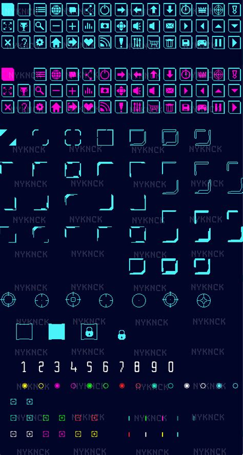 Cyberpunk UI Package by NYKNCK