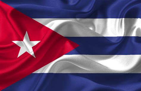 Cuban Flag EVERYTHING on it. Images Meaning