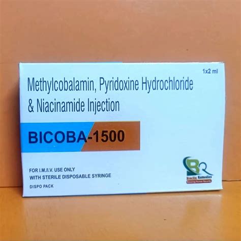 Bicoba Methylcobalamin Pyridoxine Hydrochloride Niacinamide