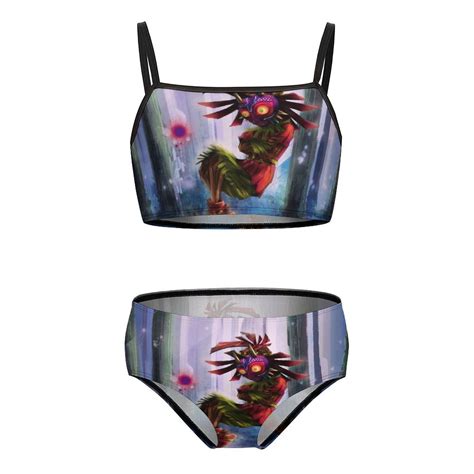 The Legend Of Zelda Girls Bikini Swimsuits Two Piece Beach Bathing Suit Swimwear 6 7Y 110cm