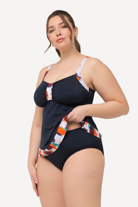 Tankini Vlekkenmotief Zachte Cups Verstelbare Bandjes Bikini S Tankini S Badmode