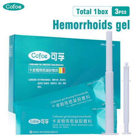 Cofoe Pcs Hemorrhoids Cream Gel Treatment Internal Ointment For