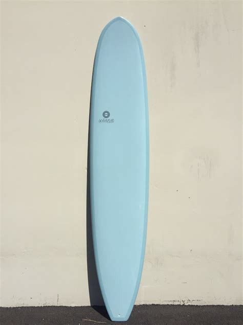 Epoxy Green Noserider Longboard Surfboard