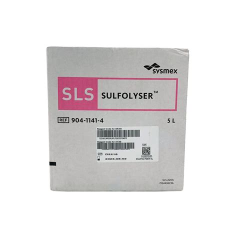 Reagent Sulfolyser For Sysmex Analyzers 5L Bioprom