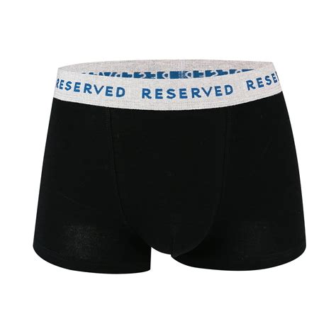 Wholesale Customize Logo Solid Black Cotton Men Lingerie Underwear And Boxers Price