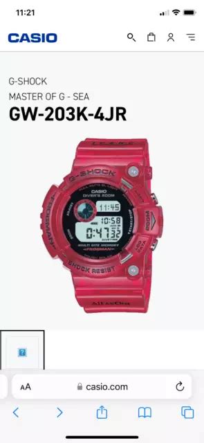 TRES RARE CASIO original G Shock Frogman GW 203 4JR I C E R C révisée