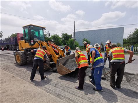 龙口公路建设养护中心开展国省道路面修补部门烟台大众网