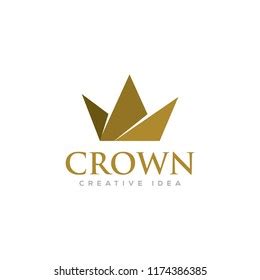 Colorful Crown Logo Design Template Premium Stock Vector (Royalty Free ...