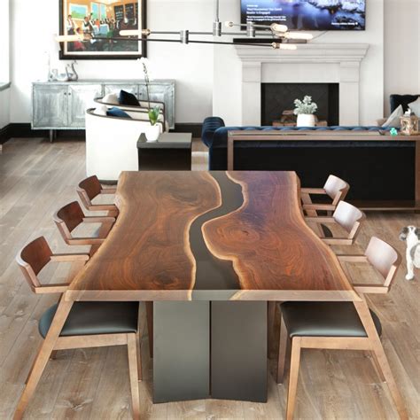 Home Elko Hardwoods Modern Live Edge Furniture Dining And Conference Tables