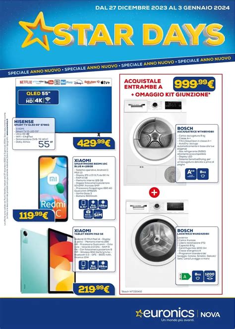 Euronics Nova Offerte Star Days Sono Tante E Sono Tutte Valide Dal 27