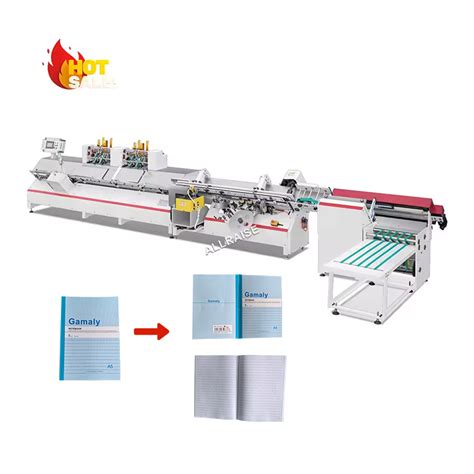 Automatic Exercise Book Notebook Binding Machine Cold Hot Melt Glue Binding Machine Book