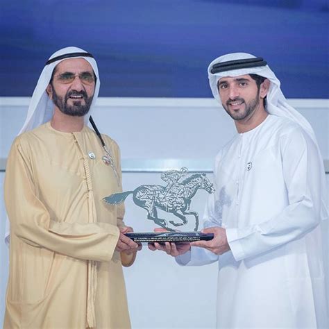 Mohammed Bin Rashid Bin Saeed Al Maktoum Y Su Hijo Hamdan Bin Mohammed