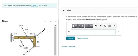 Solved Two Couples Act On The Frame Showin In Figure F Chegg