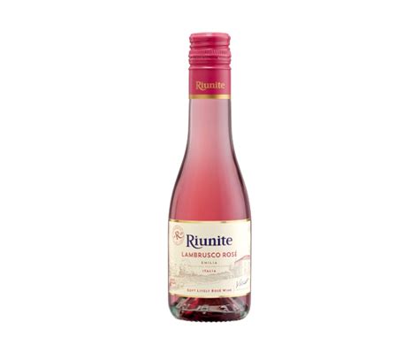 RIUNITE LAMBRUSCO ROSE IGT 187ML 24-PACK - Barbaritas Liquors LLC ...