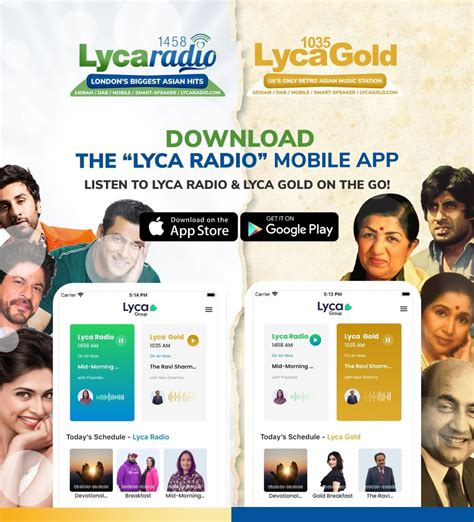 Lyca Radio & Lyca Gold launch refreshing new mobile app - LycaGold