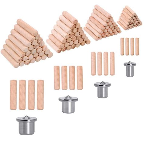 Wood Dowel Pins Wood Dowels Assorted Sizes Fluted Wooden Dowel Pins