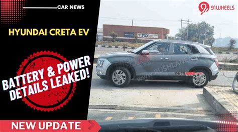 Hyundai Creta EV Set To Feature 45kWh Battery & 138hp Motor: Details