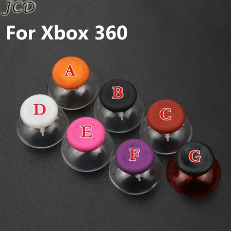 JCD Mando Anal Gico 3D Multicolor 2 Piezas Reemplazo De Thumb Grips Botones Para Microsoft XBOX