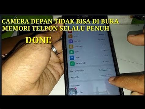 Solusi Oppo Camera Depan Tidak Bisa Di Buka Dan Memori Telpon Penuh