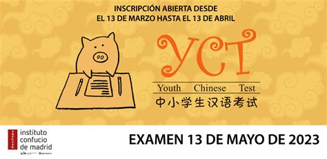 Abierta La Inscripci N Para El Examen Yct Del De Mayo Instituto