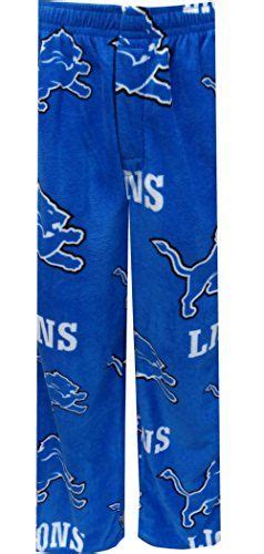 Detroit Lions Nflramble Mens Micro Fleece Pajama Pants Fleece