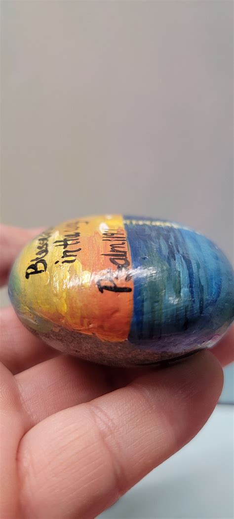 Painted Rock Acrylic Paint Hand Painted One of a Kind - Etsy