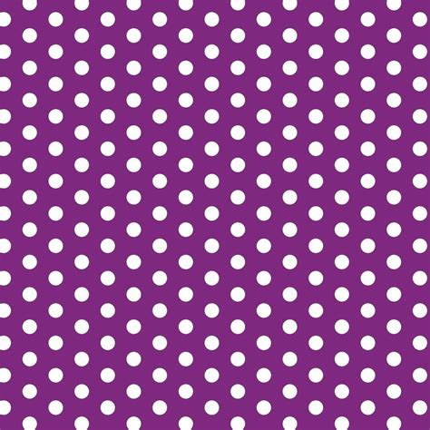 simple seamlees white colour polka dot pattern on violet purple ...