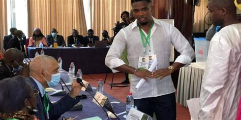 Samuel Etoo Est Le Nouveau Pr Sident De La Fecafoot Philieradar