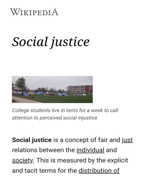 Social Justice - Wikipedia | PDF | Social Justice | Catholic Social ...