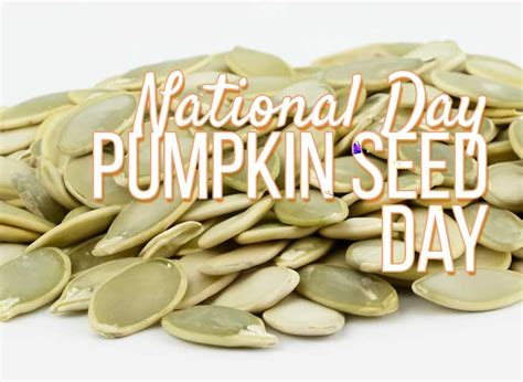 National Pumpkin Seed Day 2024 - Ruth Willow