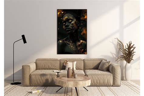 Black Woman Wall Art African Woman Wall Art Black Female Wall Art