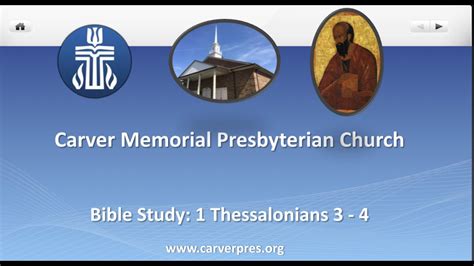 Carver Memorial Presbyterian Bible Study Sept Youtube