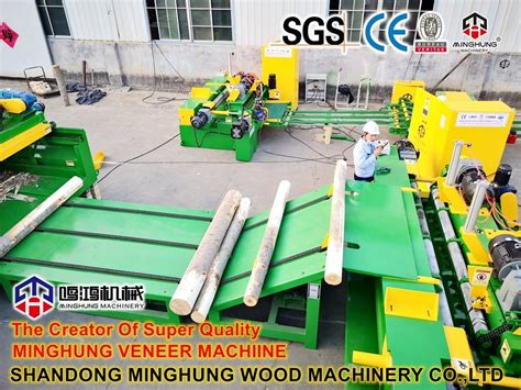 Spindleless Feet Wood Log Veneer Peeler For Peeled Veneers