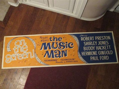 The Music Man - 1962 Movie Poster Banner - Preston - Jones | #1955554767