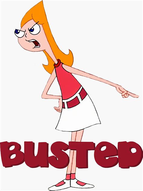 "Phineas And Ferb Candace Busted" Sticker for Sale by canerosoria ...