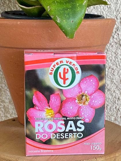 Fertilizante Mineral Misto Para Rosas Do Deserto Casa Quintal Etc E