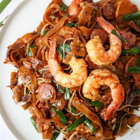 Penang Char Kway Teow Savoury Smoky Rice Noodles In A Salty Sweet