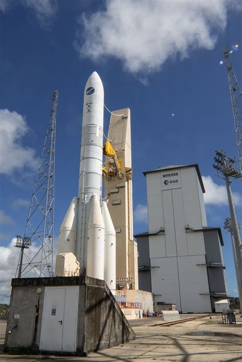 ESA Ariane 6 Test Removal Of Mobile Gantry