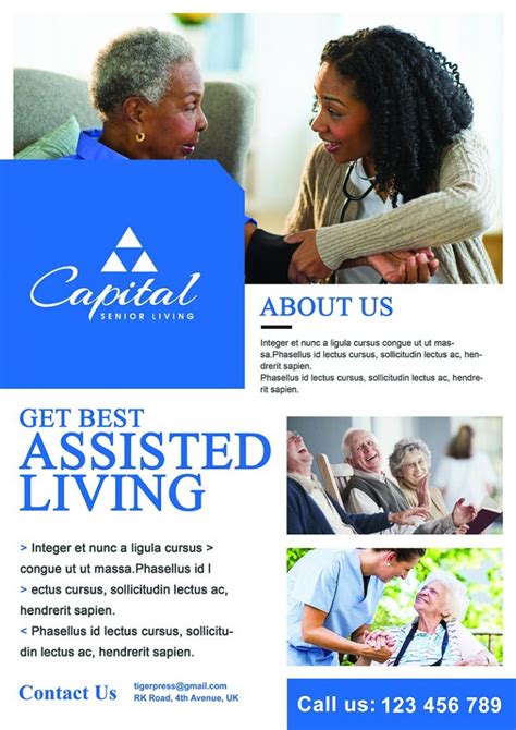 Assisted Living Business Flyers