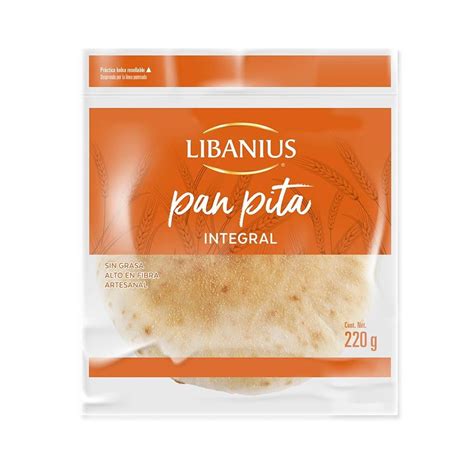 Pan Pita Libanius Integral G Walmart