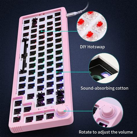 Buy GK RGB Hot Swappable Programmable Junction Box Can Be Replaced With Switch DIY Mechanical