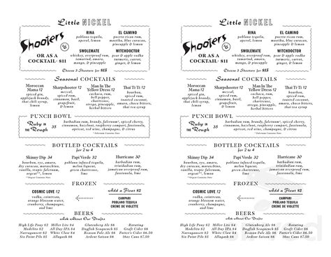The Hollow Nickel Bar Brooklyn secret drink menu you must try 4