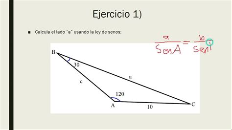 Ley De Senos Ejercicio YouTube