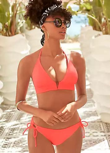 V Neck Triangle Bikini By LASCANA Look Again