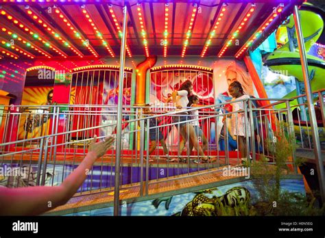 Nighttime At Los Angeles County Fair Pomona Fairplex Pomona